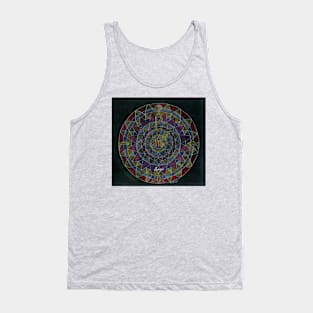 Scorpio horoscope free-hand mandala - Renate van Nijen Tank Top